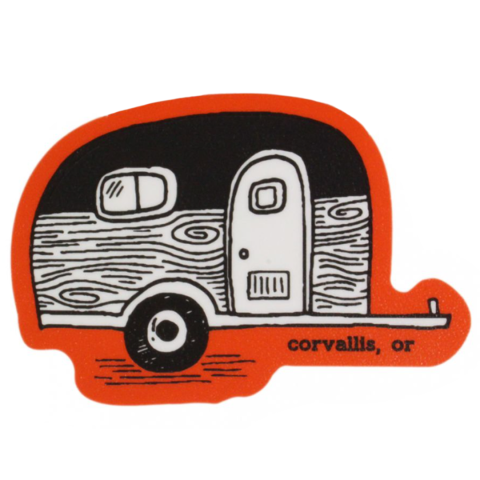 Corvallis Camper Rugged Decal