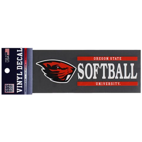 Oregon State University Softball Decal