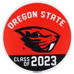 Orange Class of 2023 Decal with Beaver