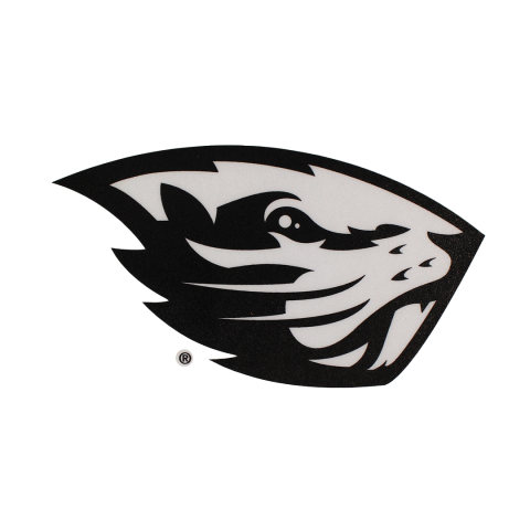 White Beaver Decal
