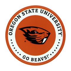 Go Beavs Vinyl Sticker with Beaver