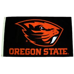 Black Premium Oregon State Beaver Flag
