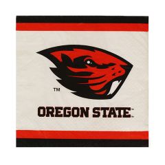 Beverage Napkins with Beaver