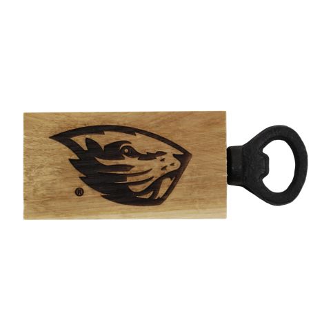 Mini Wood Beaver Bottle Opener