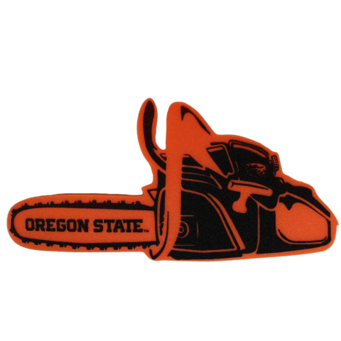 Orange Foam Chainsaw