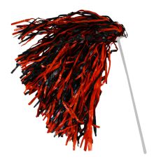 Black and Orange Pom Pom Stick