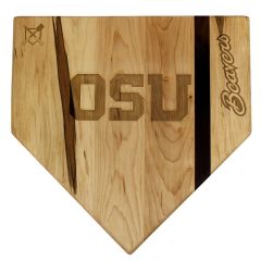 OSU Home Plate Wood Cutting Board