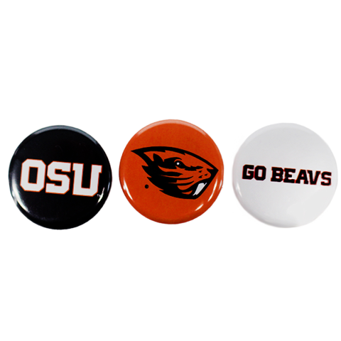 Mini OSU Buttons Three-Pack