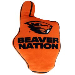 Orange Beaver Nation Hand Pillow
