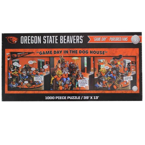 Oregon State Beavers Large Dog House Puzzle