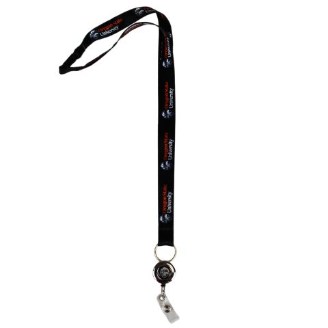 Black Oregon State University Badge Reel Lanyard