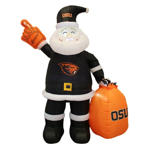 Inflatable OSU Yard Santa