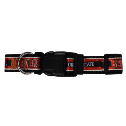 Satin Dog Collar with Oregon State Beavers