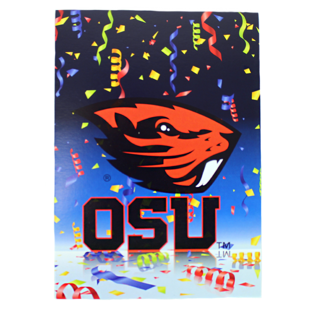 Confetti OSU Birthday Card OSU Beaver Store