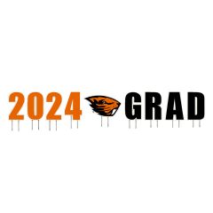 2024 Grad Beaver Lawn Sign