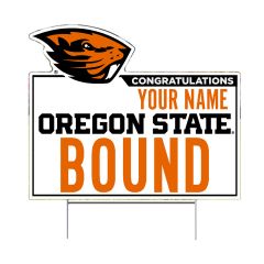 Customizable Oregon State Bound Lawn Sign