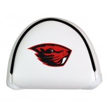 White Mallet Putter Cover with Beaver