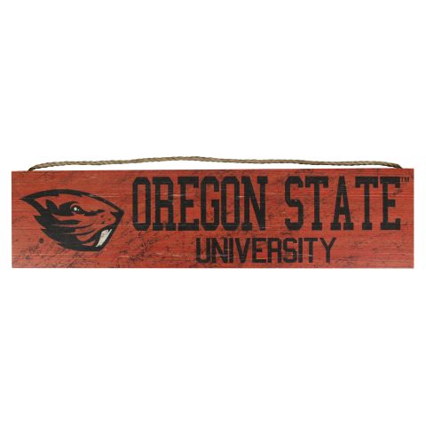 Orange Plank Wall Art with Oregon State University