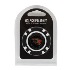 Black Golf Chip Marker with Beaver