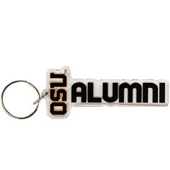Black Acrylic OSU Alumni Keychain