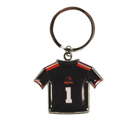 Beavers Football Jersey Keychain