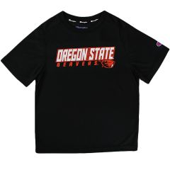 Youth Champion Black Oregon State Beavers Tee