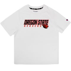 Youth Champion White Oregon State Beavers Tee