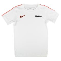 Youth Nike White Beavers Coach Tee