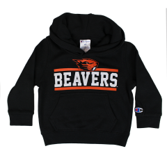 Toddler Champion Black Beavers Hoodie