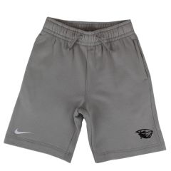 Youth Boys Nike Grey Fleece Beaver Shorts