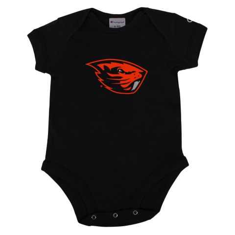 Infant Champion Black Beaver Onesie