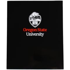 Black Glossy Portfolio with University Crest