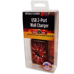 Oregon State Beavers 2-Port USB Wall Charger