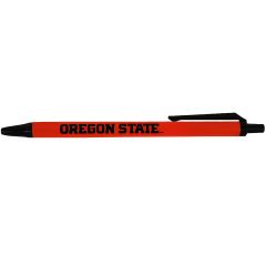 Orange Bic Clic Pen with Oregon State
