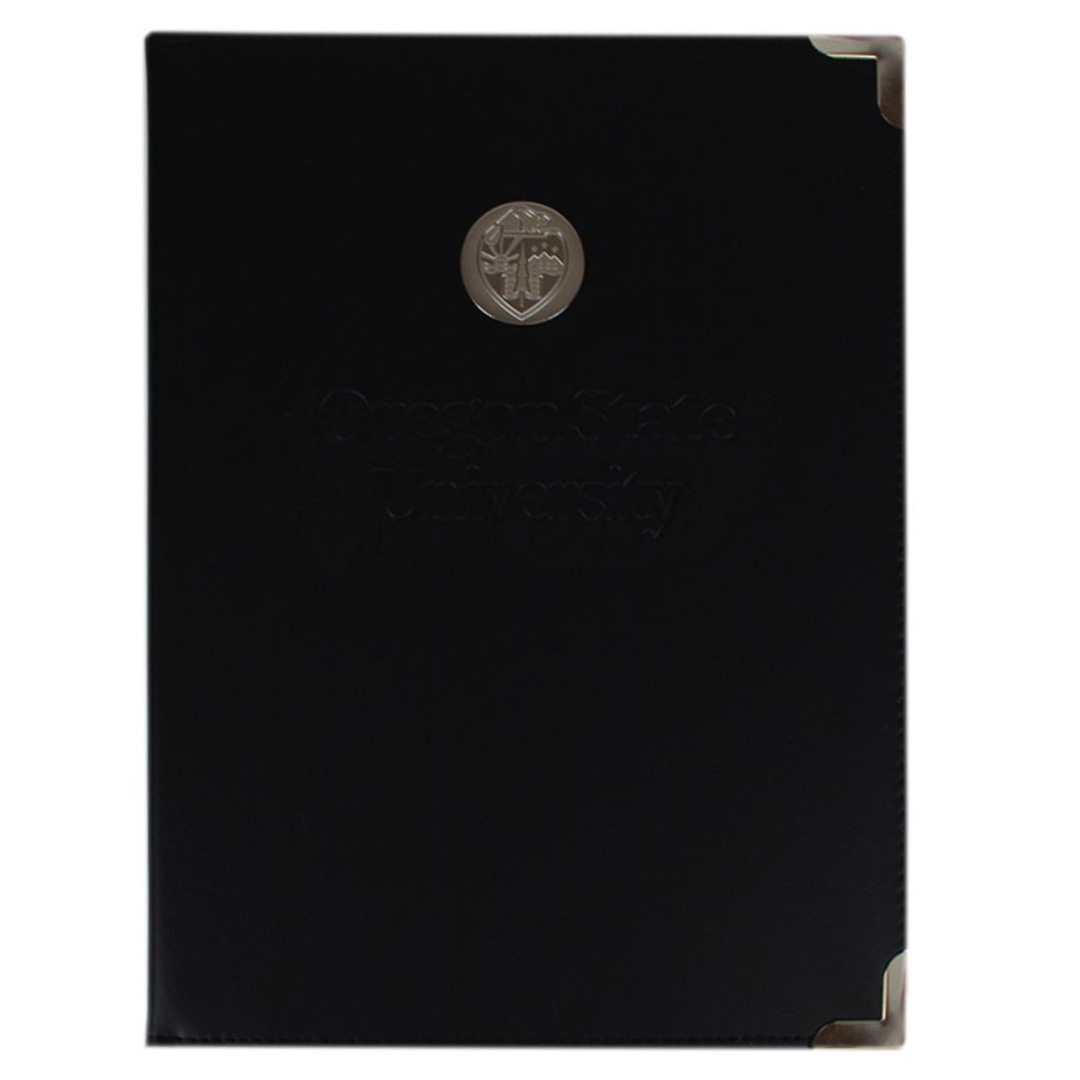 Black Padfolio with University Crest- OSU Beaver Store