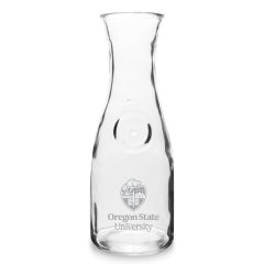 Campus Crystal Carafe with Oregon State University Crest