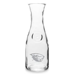 Campus Crystal Carafe with Beaver