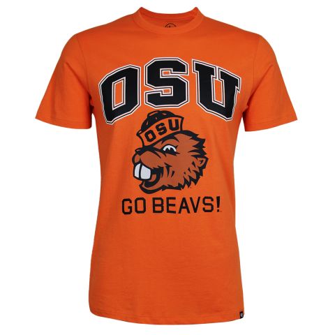 Men's Orange OSU Go Beavs Tee with Benny