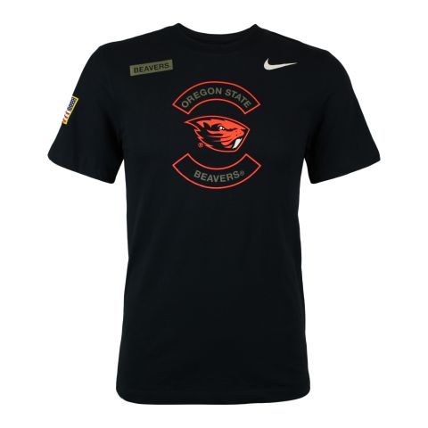 Men's Nike Black On-Field Oregon State Tee
