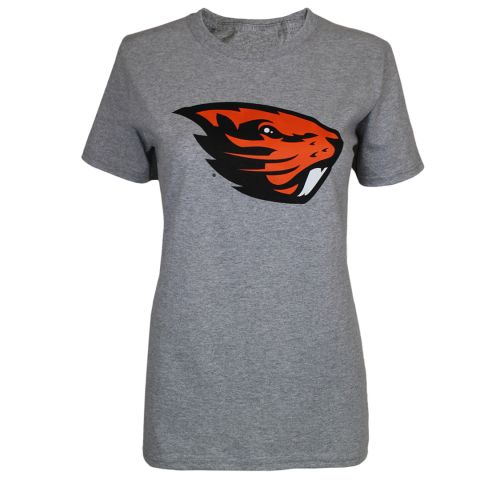 Value Women's Grey Tee with Beaver