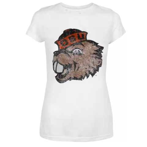 Women's White Vintage Benny Tee