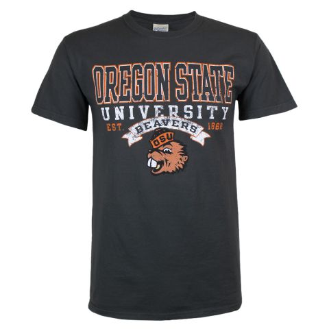 Men's Dark Grey Oregon State Benny Tee