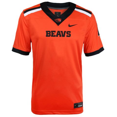 Nike Customizable Orange Oregon State Football Jersey