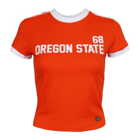 Women's Orange Oregon State 68 Baby Tee
