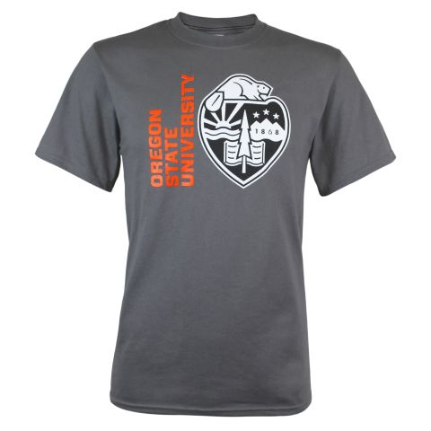 Unisex OSU Grey Connect Week Tee with Univeristy Crest