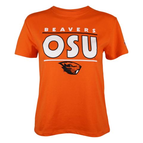 Women's Champion Orange OSU Beavers Tee