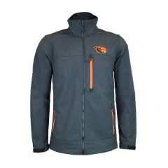 Men's Columbia Grey Softshell Jacket with Beaver