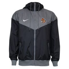 Nike Men's Black and Grey Windrunner Benny Jacket