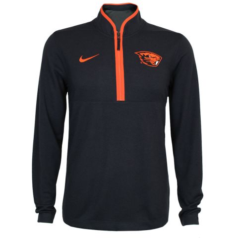 Men's Nike Black Victory Quarter-Zip with Beaver