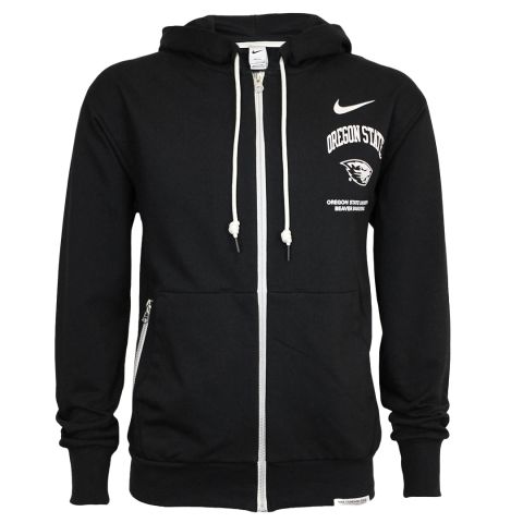 Men's Nike Black Full-Zip Basketball Hoodie